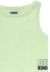 Top Teen Feminino Amora Ribana Canelada Verde - comprar online