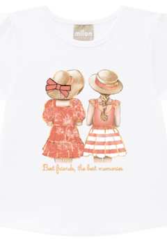 Conjunto Infantil Feminino Blusa + Short Milon - comprar online