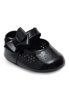 Sapato infantil Pimpolho preto com laço
