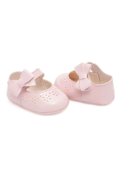 Sapato infantil Pimpolho rosa com laço - comprar online