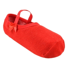 Sapato Meia Infantil Algodão Vermelho Pimpolho 26 ao 30