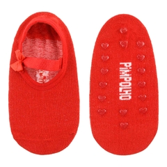 Sapato Meia Infantil Algodão Vermelho Pimpolho 26 ao 30 - comprar online