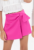 Shorts Saia Juvenil Menina Pink Hi! Angel