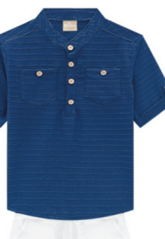 Conjunto Infantil Masculino Camisa + Bermuda Milon - comprar online
