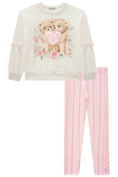 Conjunto Infantil Inverno Rosa Estampado Infant na internet