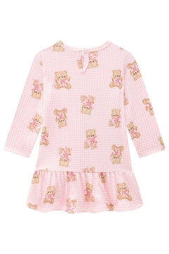 Vestido Manga Longa Estampado Infanti - comprar online