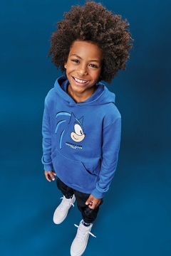 Blusão Infantil Sonic Azul Johnny Fox - comprar online