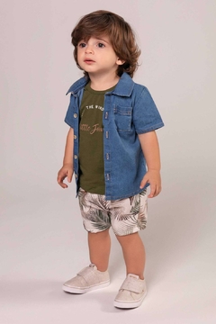 Conjunto 3 peças Infantil Bermuda Johnny Fox - comprar online