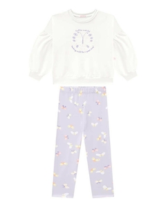Conjunto blusão em moletom felpado e legging Somni - comprar online