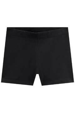 Shorts em Cotton Preto Kukiê
