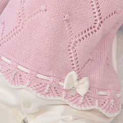 Macacão tricot Rafaela Plush Rosa Beth Bebê na internet