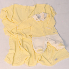 Saída de Maternidade Menino Amarela Beth Bebê - comprar online
