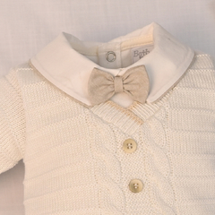 Saída de Maternidade Menino Off White Beth Bebê - comprar online