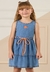 Vestido Infantil Regata Jeans MonSucré