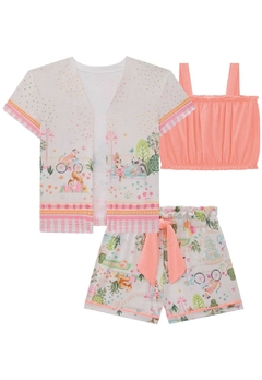 Conjunto 3 Peças Short Amarração Infanti - comprar online