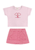 Conjunto Blusa em Meia Malha Short-Saia Tennis Club Moletom Elian