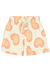 Conjunto Infantil Menina Blusa E Short Corações Off White E Laranja Neon Cinti - comprar online