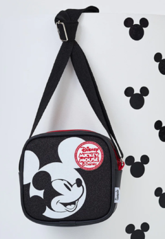 Bolsa Quadrada Bag Mickey Infantil Pampili.
