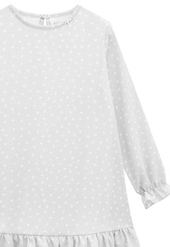 Vestido ML Bolinhas Off White Infanti - comprar online