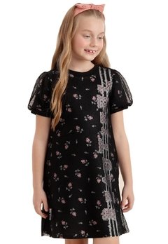 Vestido Infantil Preta Bealtiful Petit Cherrie