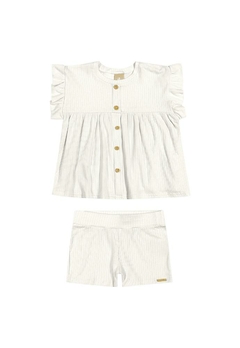 Conjunto Infantil Canelado Branco Colorittá - comprar online