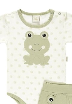 Conjunto Bebê Estampado Sapo Anjos Baby - comprar online