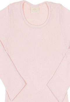 Blusa Feminina Canelada Infantil Rosé Vrasalon - comprar online