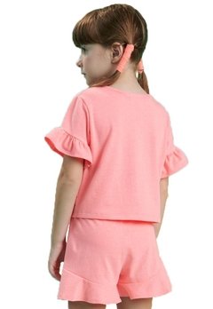 Conjunto de Shorts infantil Rosa Infanti na internet