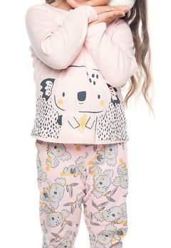 Pijama Infantil Coala Rosa Have Fun - comprar online