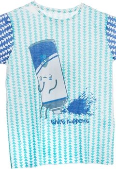 Camiseta T-Shirt Spray Color Estampado Mini Us - comprar online