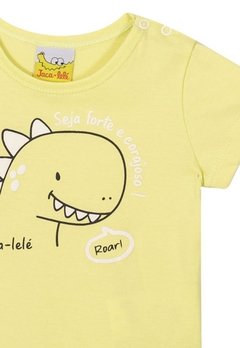 Camiseta Infantil Estampada Amarela Nini&Bambini - comprar online