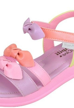 Sandália Colorida Laços Infantil Pampili - comprar online