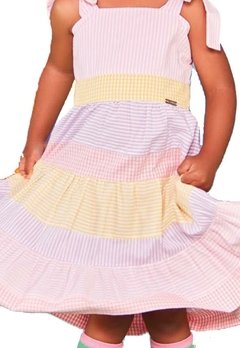 Vestido Infantil Rosa Precoce - comprar online