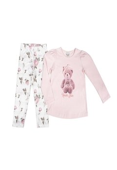 Conjunto Legging Infantil Rosa Urso Have Fun