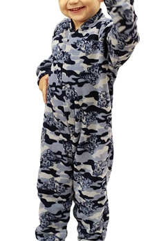 Pijama Macacão Camuflado Azul Have Fun - comprar online