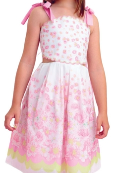Vestido Estampa Flores Alça Infantil Petit Cherie - comprar online