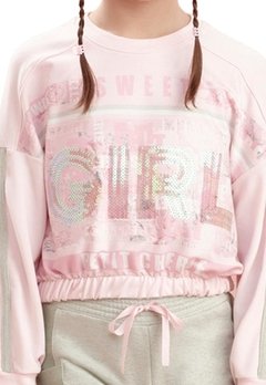 Conjunto Shorts Infantil Rosa Girl Petit Cherrie - comprar online