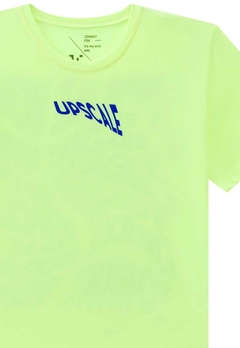 Camiseta Infantil Verde Neon Malha Johnny Fox - comprar online