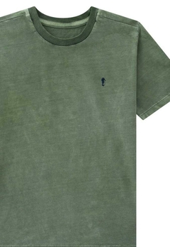 Camiseta Malha Infantil Verde Onda Marinha - comprar online