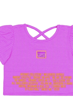 Blusa Infantil Estampada Malha Vichy Catavento - comprar online
