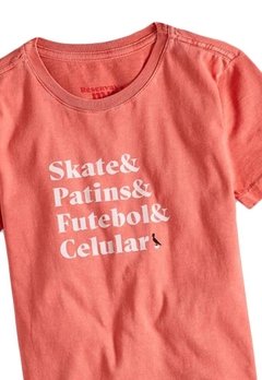 Camiseta Infantil Estampada Laranja Reserva Mini - comprar online