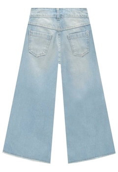 Calça Wide Jeans Infatil Boca Larga Infanti - comprar online