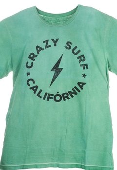 Camiseta Juvenil Surf Verde Mini Us - comprar online