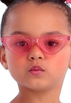 Oculos Sol Rosa Transparente Infantil Mon Sucrê - comprar online
