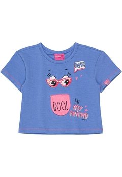 Blusa Infantil Azul Boo! Momi