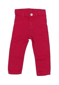 Calça Infantil Sarja Cereja Momi