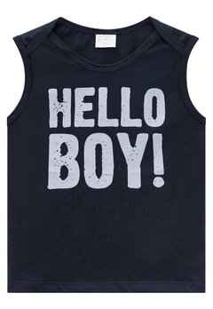 Conjunto Regata Hello Boy Bermuda Mescla LucBoo - comprar online