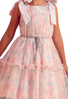 Vestido Tule Estampado Infantil Petit Cherie - comprar online