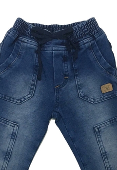 Calça Jogger Baby Menino Jeans Pull-ga - comprar online