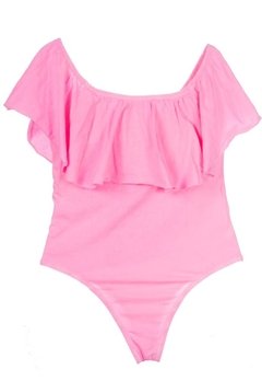 Body MC Básico Rosa Neon Mini Us